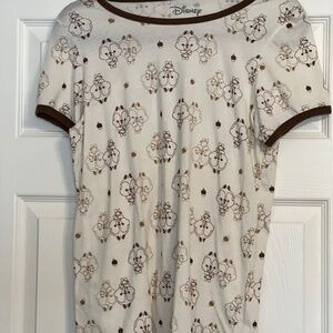 Disney Chip and Dale Women's T-Shirt Size Medium